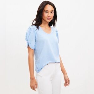 Loft Knotted Sleeve Tee